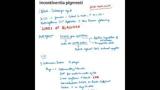 INCONTINENTIA PIGMENTI MADE EASY BY @dr.medicinerx #subscribe
