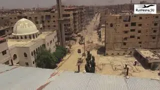 Сирийские танки вошли  в Ярмук - Syrian tanks entered Yarmouk,