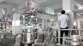 High Shear Liquid Chemical Mixer Gel Mixer Equipment Mixing Tank