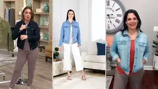 AnyBody Classic Denim Jacket on QVC