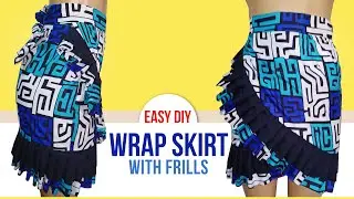 How to make a Pencil Wrap Skirt with Frills
