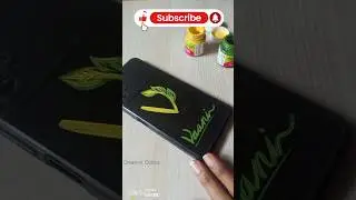 Phone cover 🌼painting #diy​ #shortsvideo​ #art​ #reuse​ #acrylic#cute #easy #drawing #shorts