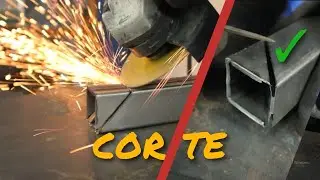 Domina el corte con pulidora: Tips y Técnicas Para CORTAR Tubería y Ángulo: Los cortes Más Comunes