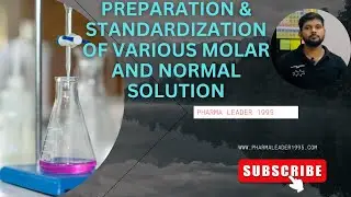 Preparation and Standardisation of Various Molar and Normal Solutions​⁠ II @TheChemX27