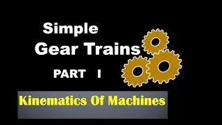 Simple gear train part 1