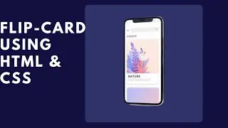 Flip-card using html & css