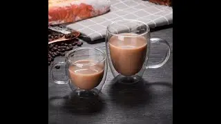 Transparent Glass Coffee Cup