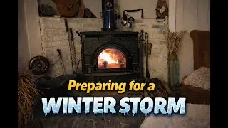 PREPARING for a Winter Storm in the Missouri Ozarks | FIRING Up the Wood Stove