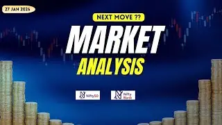 NIFTY ANALYSIS FO TOMORROW // nifty prediction for tomorrow ?? //27-JAN // #viral #trading