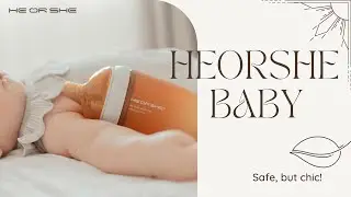 Ultra wide neck baby bottles with #heorshe babies