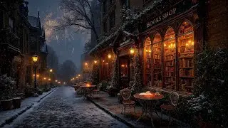 New Year&rsquo;s Eve on a Snowy London Bookstreet ❄️ Gothic Piano for Writing & Quiet Reflection