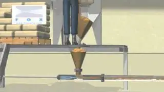 Fox Venturi Eductor conveying material from a Bag Dump Station