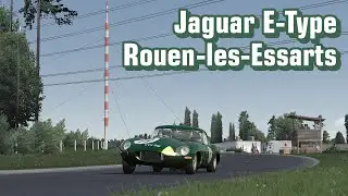 Assetto Corsa AC Legends - Jaguar E-Type Lightweight at Rouen 60s