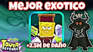 Review Rey de karate ¡El mejor exotico del juego! *+2.5M de daño 🤯* SBTD (Bob Esponja TD) en Español