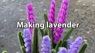 How To Make Lavender Pipe Cleaner Flowers#diyflower#handmadeflowers  #pipecleanerflower#diygiftidea 