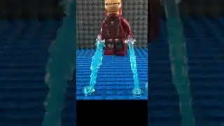 Iron man vs shark Lego stop motion