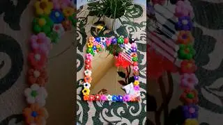 Easy DIY Cute Flower Mirror || Super Clay Flower Mirror #superclay #diy