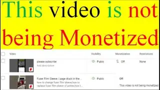short video monetize nahi ho raha hai | This video is not being monetized | youtube short issue