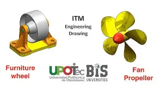 Revoluted and Surfaces - Propeller and Wheel Modeling