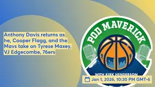 Anthony Davis returns as he, Cooper Flagg, and the Mavs take on Tyrese Maxey, VJ Edgecombe, 76ers