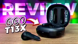 BOM, BONITO e MUITO BARATO! REVIEW COMPLETO do QCY T13X!