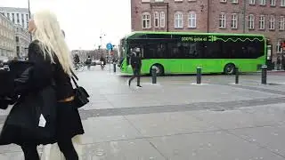 Malmo City winter day in Triangel Walking tour #1