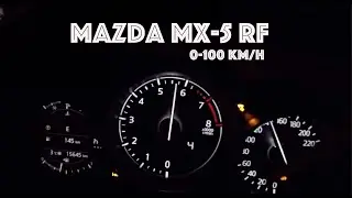 4K UHD 2017 Mazda MX-5 RF 2.0 160 KM (118 kW) Acceleration 0-200 km/h vmax 0-100 rev soundcheck