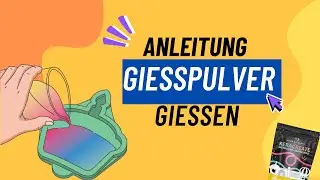 Gie&szlig;pulver giessen - DIY Anleitung Gie&szlig;en f&uuml;r Anf&auml;nger mit KeraCreate, Keraflott und Raysin