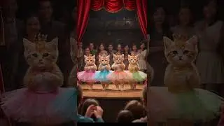 Meowgical Dance Stage Little Stars with Paws #cat #cuteanimal #royalcaninkitten #funny