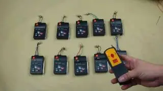 how to use T10 digital remote control firing system