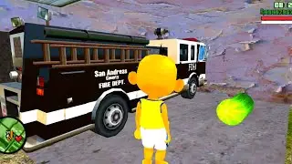 Upin bawa mobil pemadam Hitam 😂 Oyanio Tv