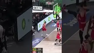 Cedi Osman dominates the court with one more coast-to-coast masterpiece! 😤 #WeTheGreens #paobcaktor