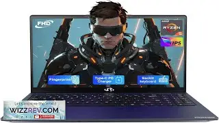 NIMO 15.6'' FHD IPS Student Laptop Computer 16GB RAM 512GB SSD AMD Ryzen