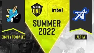 Dota2 - simply TOOBASED vs ALPHA - Game 3 - DPC NA Tour 3 - ESL One Summer 2022: Division 2