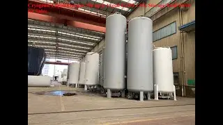 Cryogenic Liquid Oxygen Nitrogen Argon Gas Cylinder Filling Station Pump  Storage Tank Price