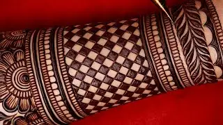Bridal Mehndi Design Tutorial Step By Step ||Mehndi Design Back Hand Easy And Beautiful ||Mehndi 