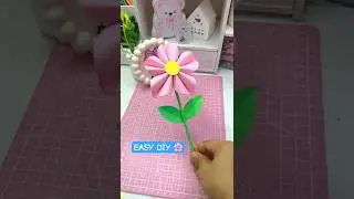 🌸 Простые идеи бумажных цветов | Красивые поделки из бумаги для украшения дома #шорты #бумажноедело