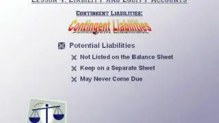 Accounting Tutorial Contingent Liabilities Training Lesson 4.7