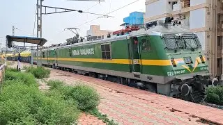 Powerful diesel and electric train videos | Freight train CRAZY HONKERS in action