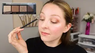 HARD CANDY MOODS BARE MONOCHROME SHADOWS EYESHADOW QUAD PALETTE TUTORIAL, SWATCHES & REVIEW