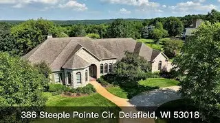 386 Steeple Pointe Cir, Delafield, WI 53018 | Real Estate Drone Video Tour
