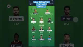 🏏 MI vs KKR Dream11 Prediction | IPL 2025 Match 12 | Live Score & Fantasy Tips