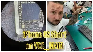 BASIC REPAIRS - iPHONE 6S NO POWER AND NO BOOT - FULL SHORT ON VCC_MAIN
