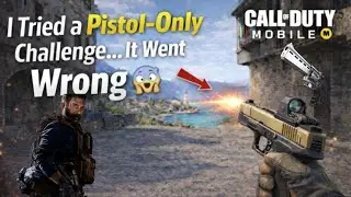 THIS PISTOL CHALLENGE WAS BRUTAL 😱🔫 | CODM