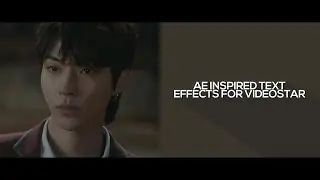 2 ae inspired text effects on videostar