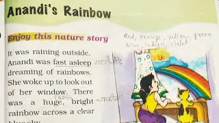 Anandi's Rainbow Class 1 KVS Marigold | English reading practice with explanation