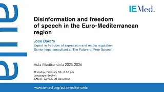 Disinformation and freedom of speech in the Euro-Mediterranean region