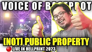 VOICE OF BACEPROT - NOT PUBLIC PROPERTY - 🔴 LIVE IN HELLPRINT 2023 - MV Reaction