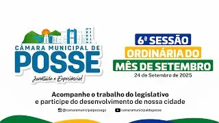 6° SESSÃO ORDINÁRIA DO MÊS DE SETEMBRO - 23/09/2025