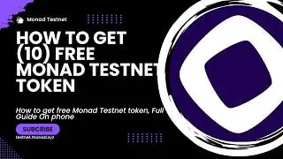 How To Get (10) Free Monad Testnet Token | How to Get Monad Testnet Token #crypto #testnet #airdrop